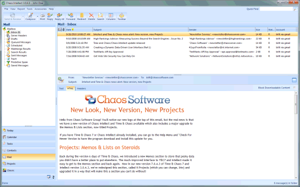 Chaos Intellect - business email client with contact management