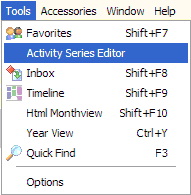 activity series menu