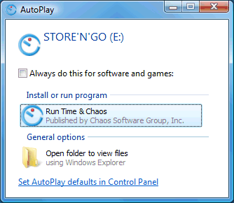 autoplay from a usb flash drive