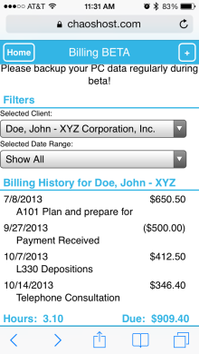billing beta