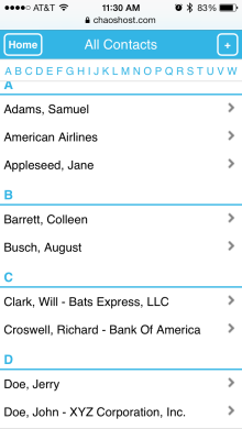 All Contacts