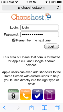 logon screen