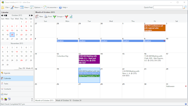 calendar month