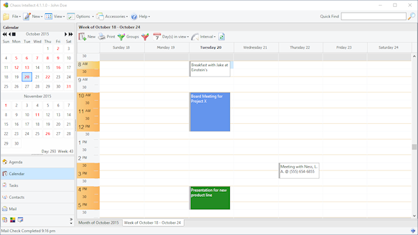 calendar week