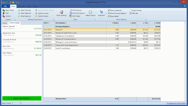 client ledger - click for full size